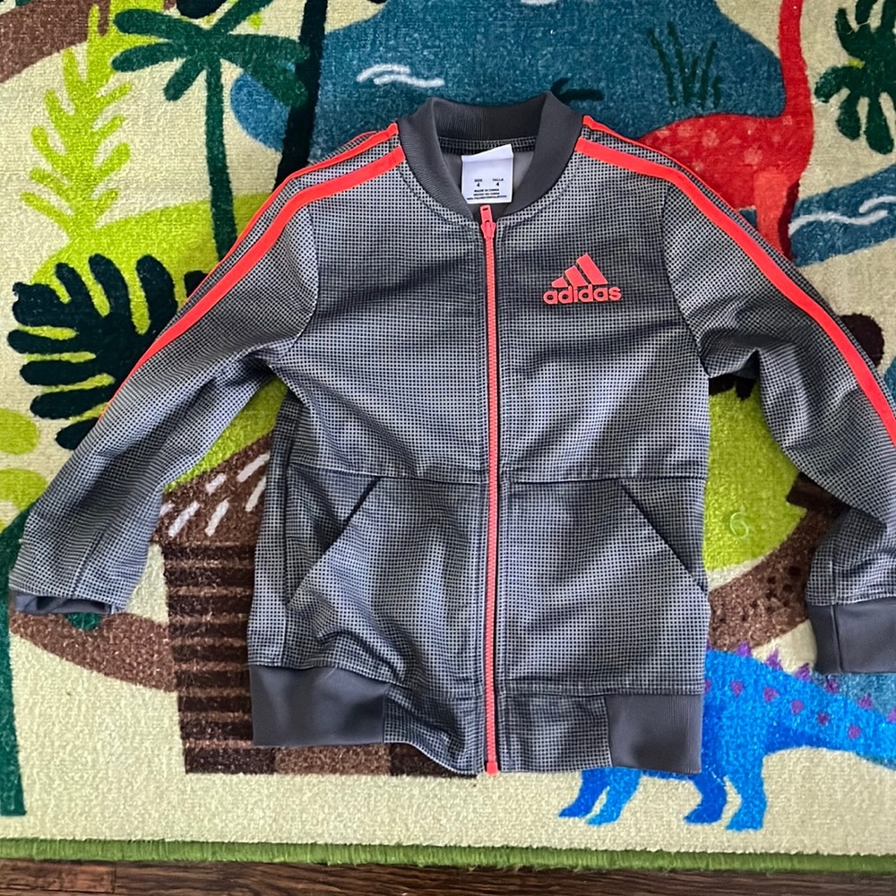 Adidas zip up jacket 4t